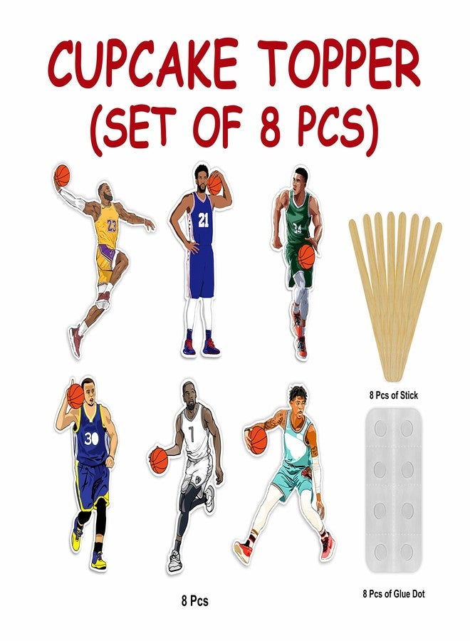 Seyal® BasketBall CupCake Topper - Image 3